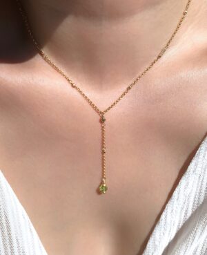 peridot necklace