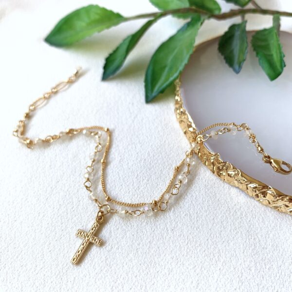 moonstone rosary bracelet