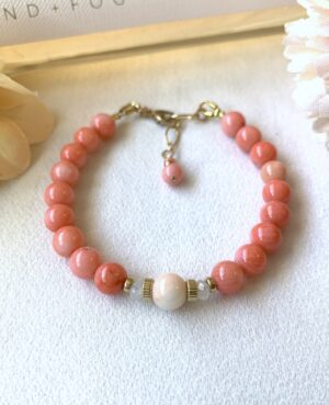 coral bracelet