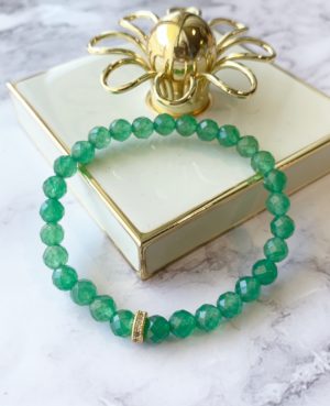 Green aventurine bracelet