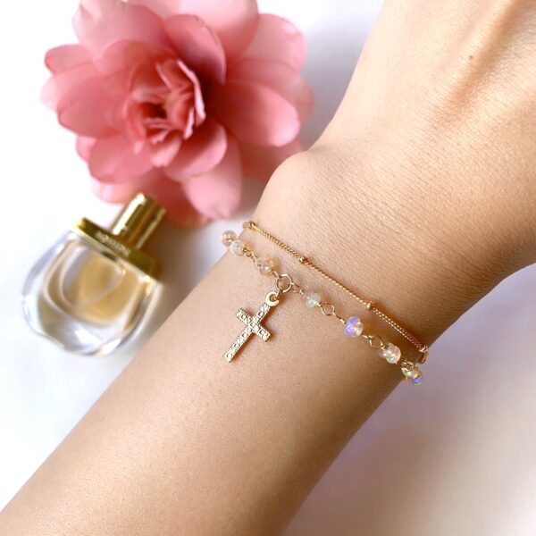 opal rosary bracelet