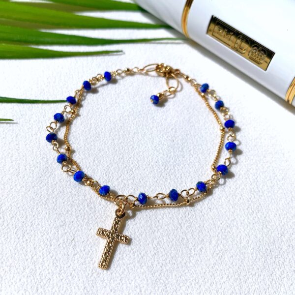 lapis lazuli rosary bracelet