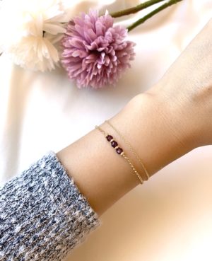 Garnet bracelet