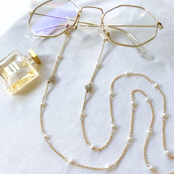 pearl glasses chain