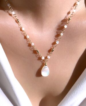 mother of pearl necklace